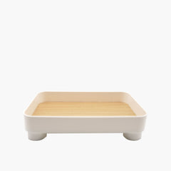 Parthenon White Square Tray