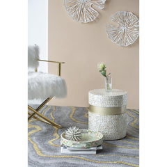 CANCUN SHELL STOOL/TABLE
