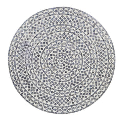 DIAMOND MOTHER OF PEARL COFFEE TABLE BLACK