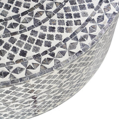 DIAMOND MOTHER OF PEARL COFFEE TABLE BLACK