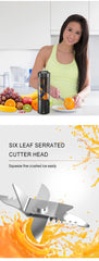 Blue Portable Juicer - Magnetic Charging Fresh Juice Blender, Multifunctional Ice Crushing Fruit Mixer