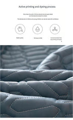Dark Green Cooling latex texture Pillowcase Set - Latex Feeling, Solid Color, 48x74cm (Pair)