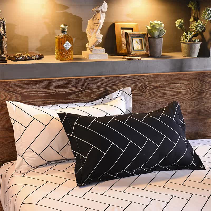 Black and White Cow Pattern 3-Piece Polyester Duvet Cover Set with 2 Pcs Pillowcases - Elegant Bedding, Machine Washable, 173x230cm Duvet + 51x76cm Pillowcases