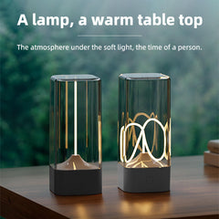 White Portable Magnetic Table Lamp with Bendable LED - USB-C Rechargeable