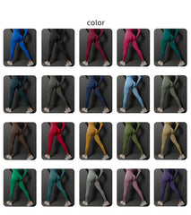 Size M Bright Blue Seamless High-Waisted Yoga Pants for Women - Lift Workout Leggings for Running, Gym, and Fitness