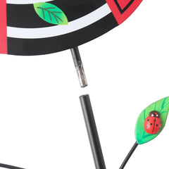 Colorful Rooster Pattern Charming Metal Garden Stakes | Welcome Yard & Lawn Decor