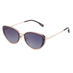 Purple Frame Chic Cat Eye Polarized Sunglasses for Women - Lightweight UV Protection Fashion Eyewear