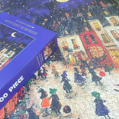 Wonderful City 1000-Piece Fine Art Jigsaw Puzzle - Premium Blue Cardboard Puzzle for Adults