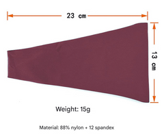 Camouflage Grey 5-Pack Wide Sports Headbands for Women - Non-Slip Yoga Headwraps with Sweat-Wicking Fabric (88% Nylon+12% Spandex)
