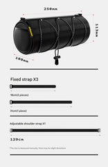Waterproof Cycling Handlebar Bag / Frame Bag (2.2L) - Converts to Crossbody