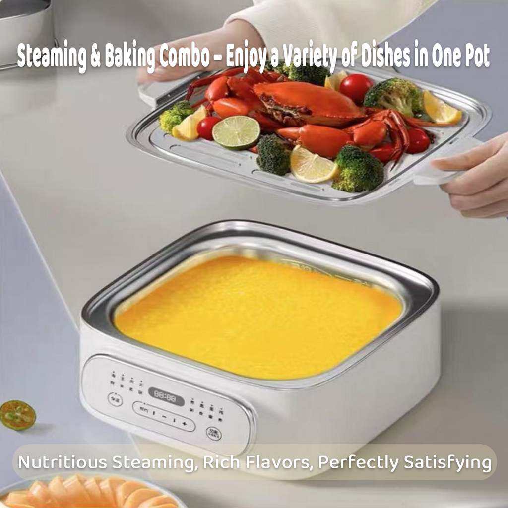 Hoper Layer Multifunctional Three-layer Stainless Steel Steamer AU Modeal