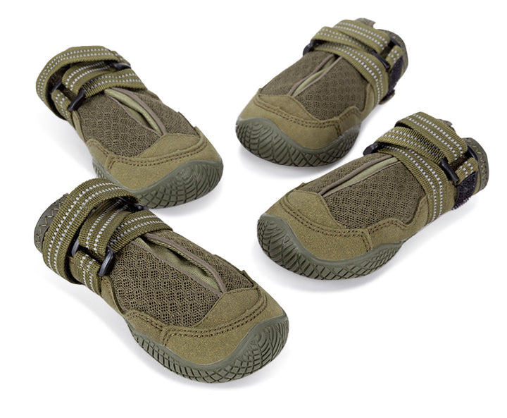 Whinhyepet Outdoor Adventure Dog Shoes - Green, Size 3-1962324869240721413