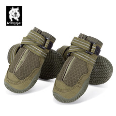 Whinhyepet Outdoor Adventure Dog Shoes - Green, Size 3-1962324869240721411