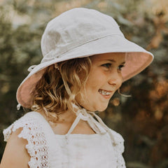 Bedhead Heritage Reversible Bucket Hat-Frances/Flax S-1954803159000027142