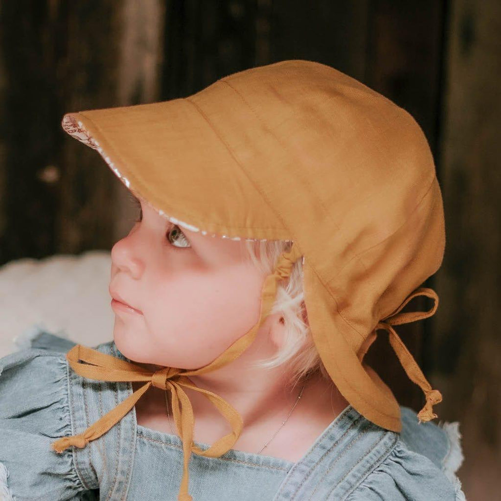 Bedhead Heritage Reversible Legionnaire Hat- Matilda/Maize S-1954803160593862663