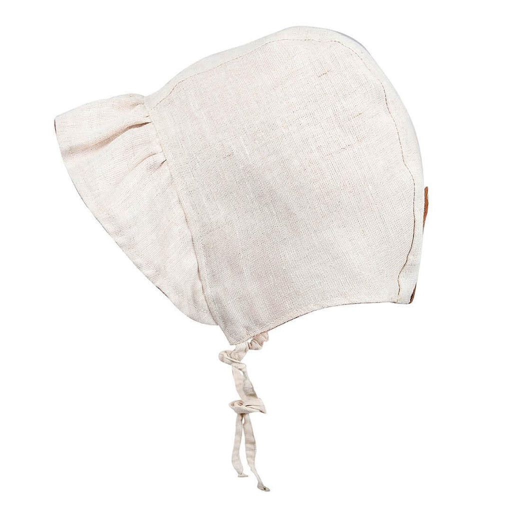 Bedhead Heritage Reversible Ruffle Bonnet Hat-Freya/Flax M-1954803156827377667