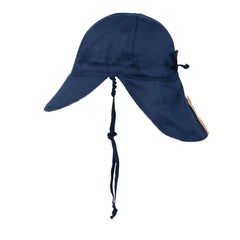 Bedhead Reversible Baby Flap Sun Hat-Norman/Indigo S-1954803160044408832
