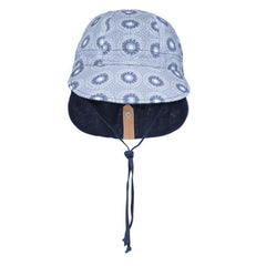 Bedhead Reversible Baby Flap Sun Hat-Norman/Indigo S-1954803160044408833