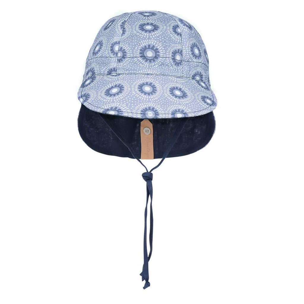 Bedhead Reversible Baby Flap Sun Hat-Norman/Indigo XS-1954803159872442369