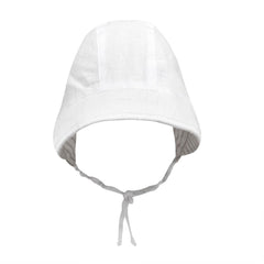 Bedhead Reversible Bonnet Hat- Finley/Blanc M-1954803159696281603
