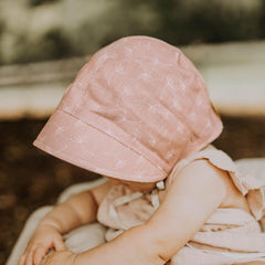 Bedhead Reversible Bonnet Hat- Frances/Flax S-1954803159520120833