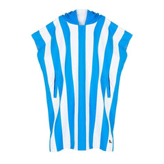 Dock & Bay Adult Poncho Hooded Towel | Cabana Collection | Bondi Blue M-1954802356940050433