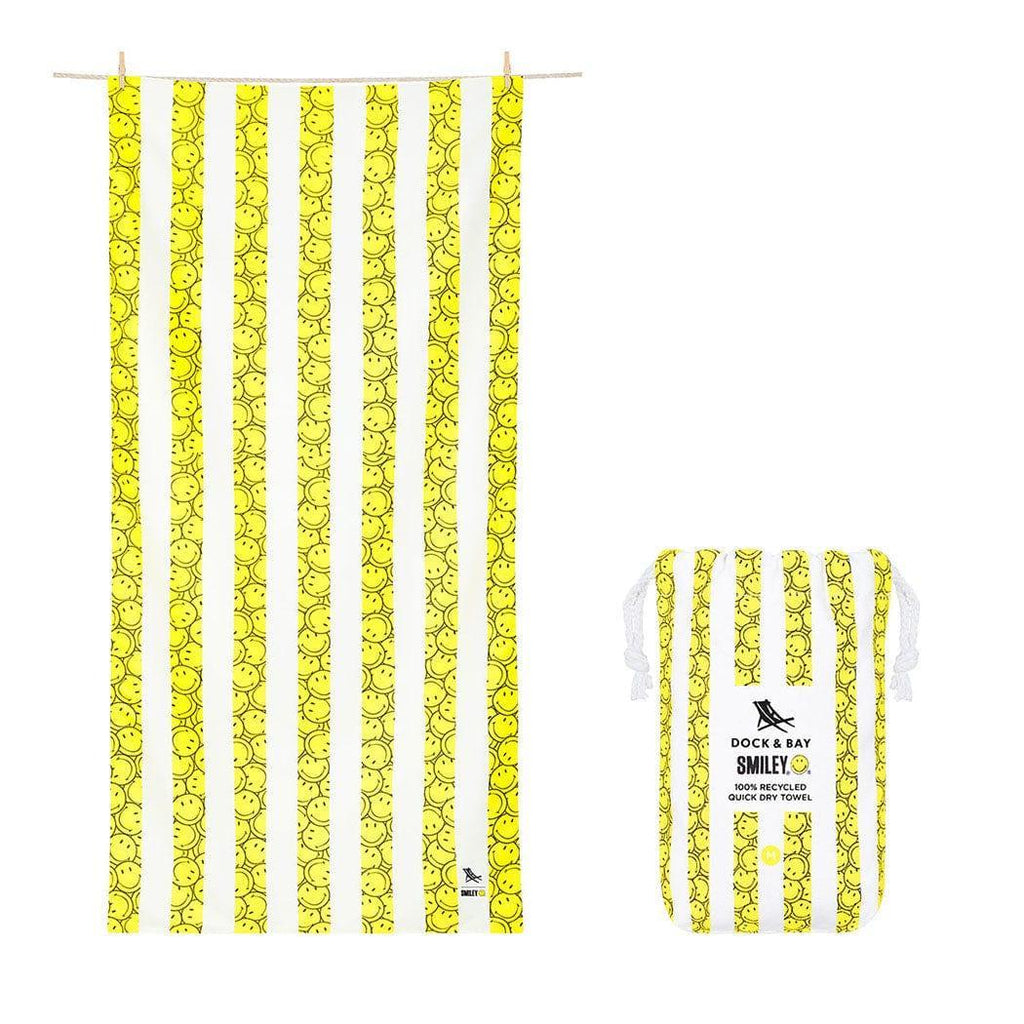 Dock & Bay KIDS Beach Towel | Quick Dry | Smiley-1954802353391669248