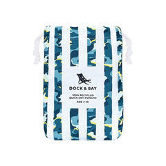 Dock & Bay KIDS Poncho Hooded Towel - Cool Camo XS (2-4yrs)-1954802359729262595