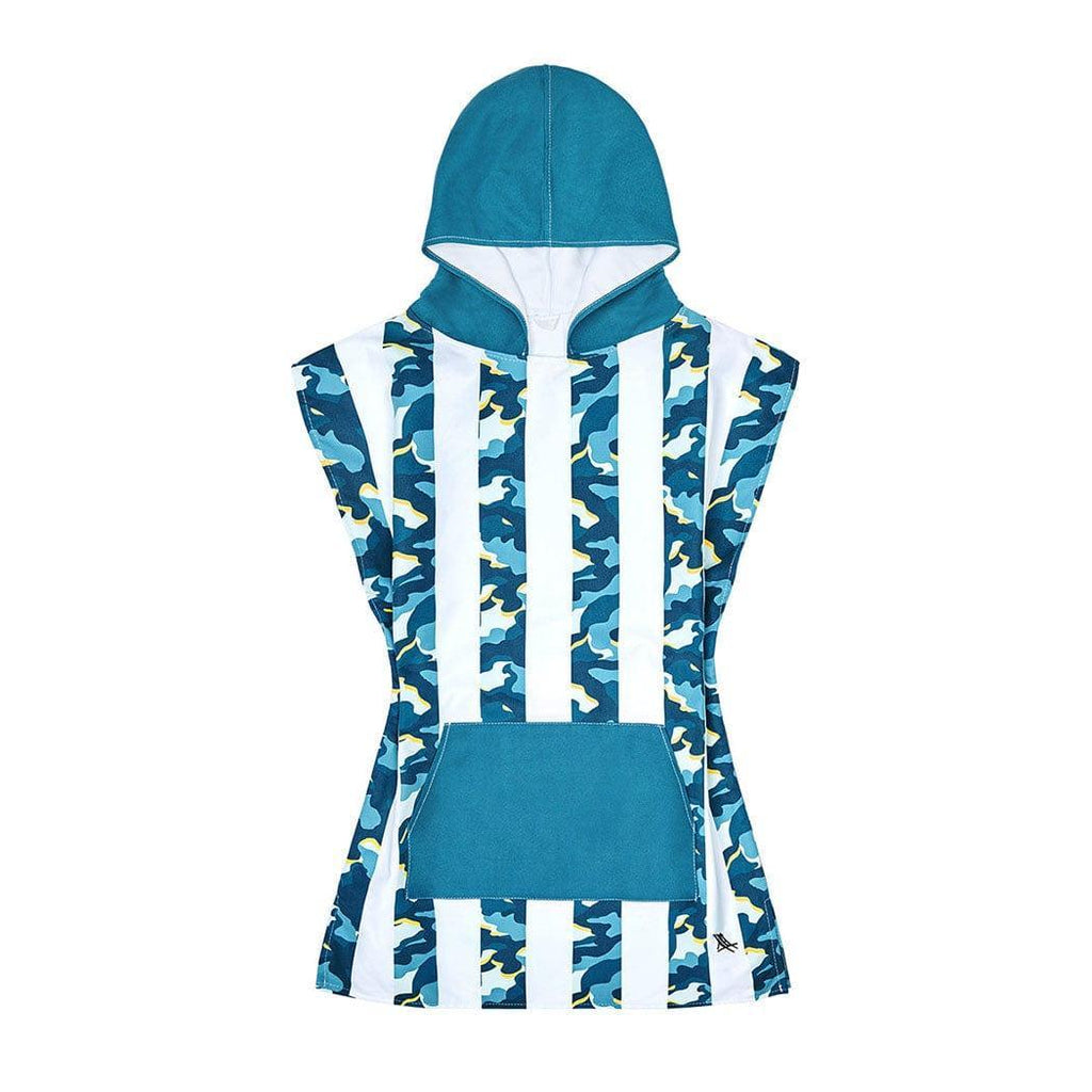 Dock & Bay KIDS Poncho Hooded Towel - Cool Camo XS (2-4yrs)-1954802359729262596