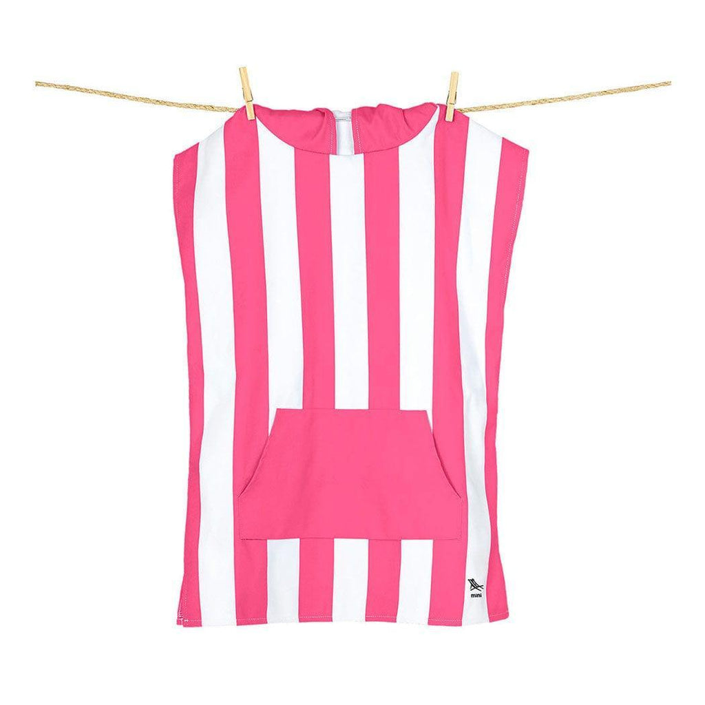 Dock & Bay KIDS Poncho Hooded Towel -Mini Cabana Collection-Phi Phi Pink XS (2-4yrs)-1954802358592606211