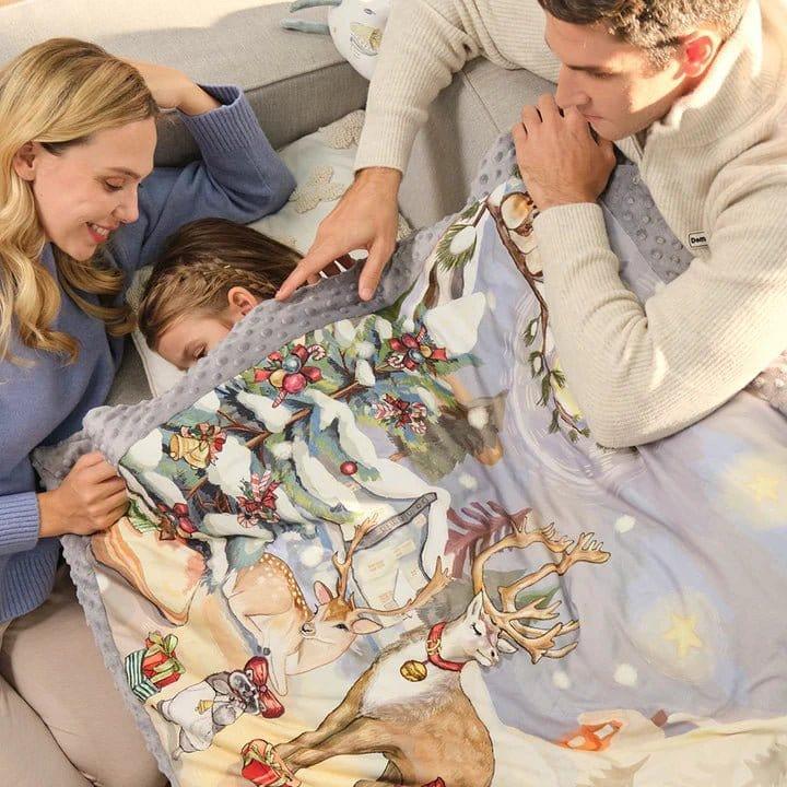 Domimia Thick Padded Minky Dot Cotton Kids Blanket 2.5tog-Limited Edition-1954803091811471361