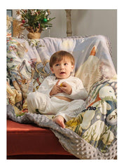 Domimia Thick Padded Minky Dot Cotton Kids Blanket 2.5tog-Limited Edition-1954803091811471364
