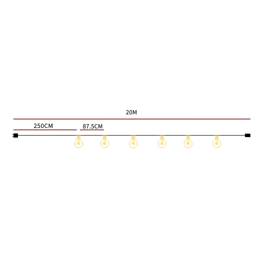 EMITTO 20M Festoon String Lights Kits-1954802685916090370