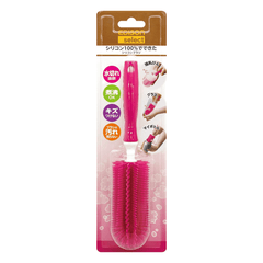 EDISON mama Silicone Baby Bottle Brush Pink-1954803145163018240