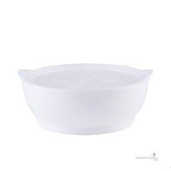 Elipse Kids Spill-Proof Anti-Slip Bowl Stage 3 12oz | Single Pack with Lid White-1954803047326683137