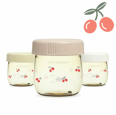 Grosmimi PPSU Baby Food Jar Set-CHERRISH EDITION 150ml-1954803141899849729