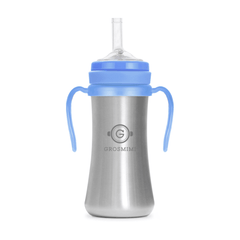 Grosmimi Stainless Straw Cup 200ml Silver-1954803141354590211