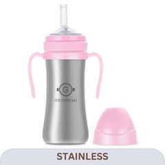 Grosmimi Stainless Straw Cup 200ml Red-1954803142231199744