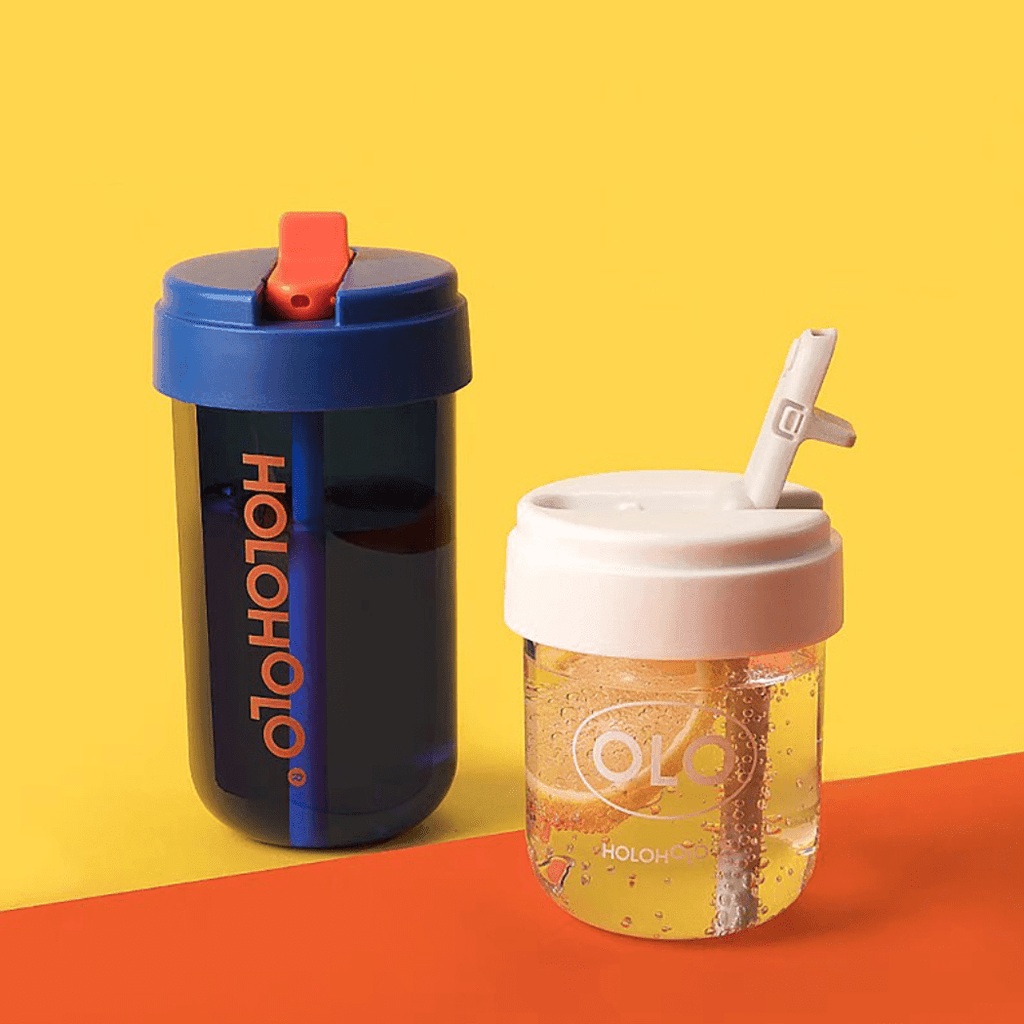 HOLOHOLO Heat-Resistant Reusable Coffee Cup Blue 450ml-1954803129061085188