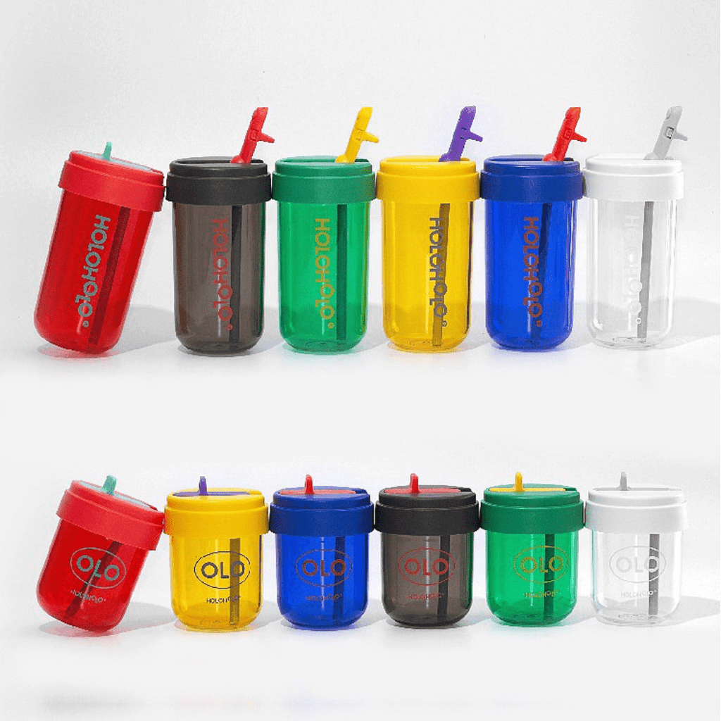 HOLOHOLO Heat-Resistant Reusable Coffee Cup Grey 300ml-1954803129581178882