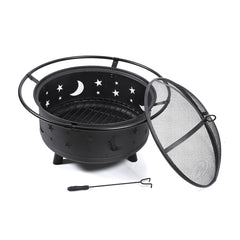 Fire Pit BBQ Grill Pits Outdoor Fireplace-1954802506005614592