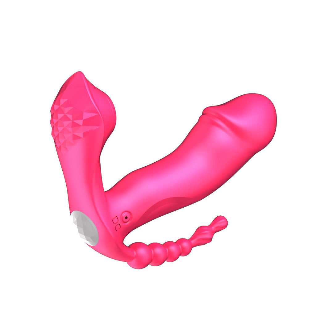 Urway Wearable Dildo Vibrator Stimulator Red-1954802635018211328