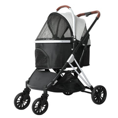 PaWz 4 Wheels Pet Stroller Dog Cat Pram-1954802607813955584