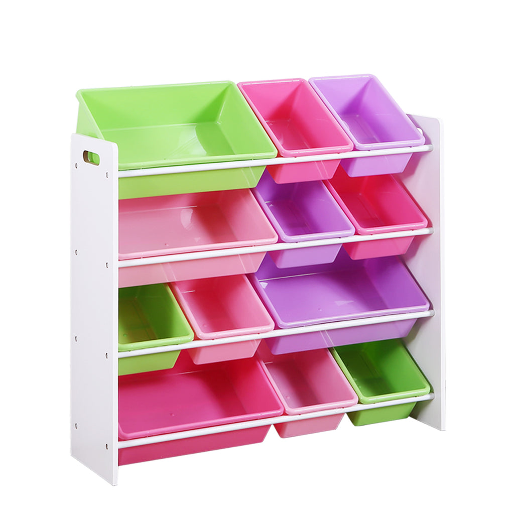 Levede 12Bins Kids Toy Box Bookshelf-1954802614113800192