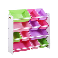 Levede 12Bins Kids Toy Box Bookshelf-1954802614113800192