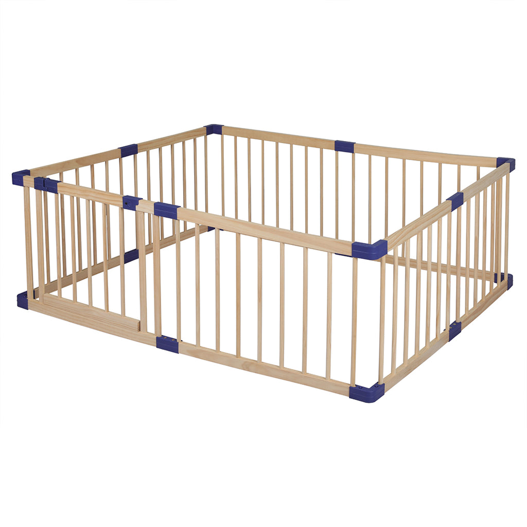 BoPeep Kids Playpen Wooden Baby Safety Large-1954802777876205568