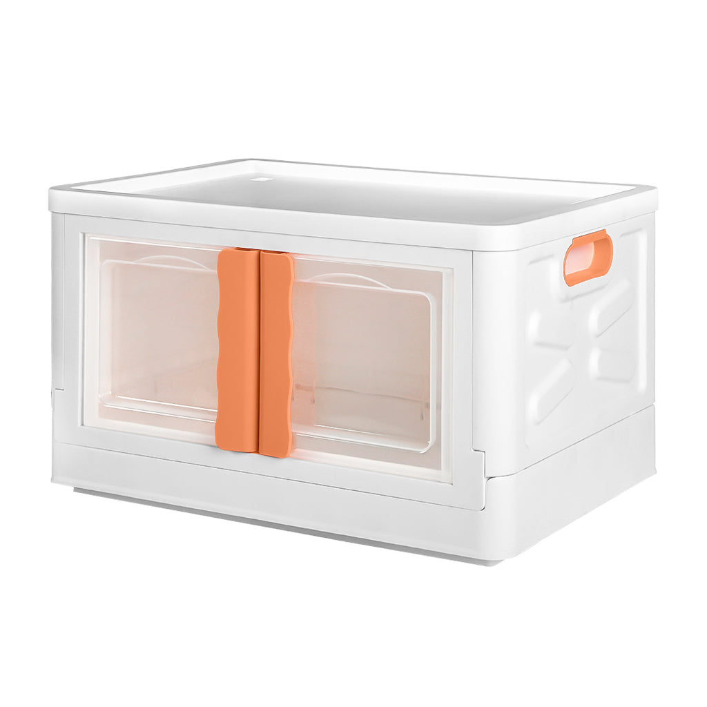 Storage Container Stackable Plastic Pink-1954802601056931840