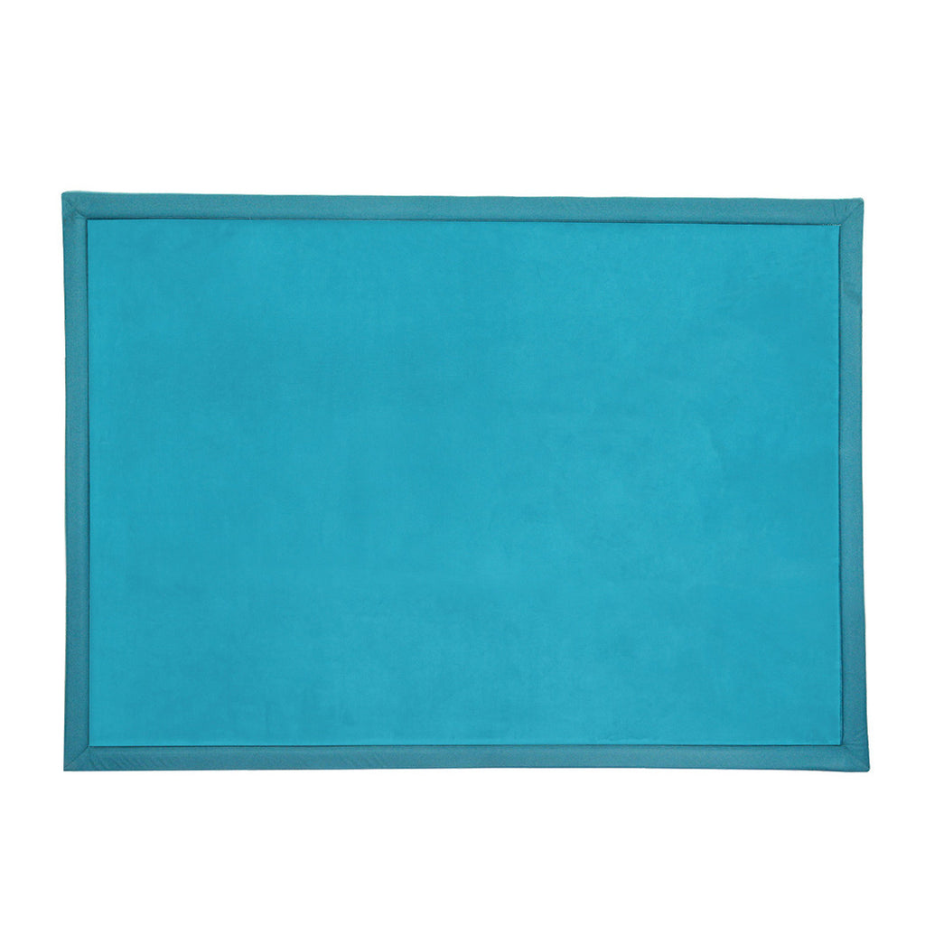 Marlow Coral Velvet Area Rugs Large Mat 150x200cm Blue-1954802461801844736