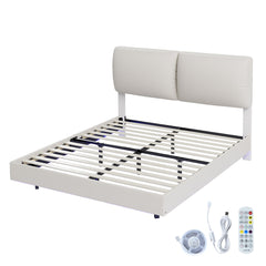 Levede Double Floating Bed Frame-1954802405312958464