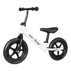 BoPeep Kids Balance Bike Ride On Toys White-1954802781772713984